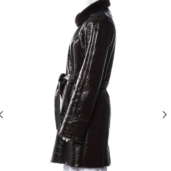 SAKS POTTS Fusun Lamb Leathet Coat - Picture 12 of 14